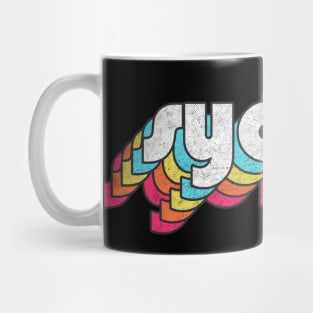 Sydney  / Retro Faded Style Typography Design Mug